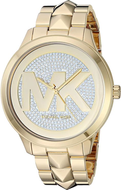 reloj mk dorado mujer